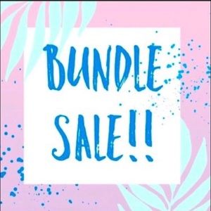 Bundle sale!!!!! 50% off all bundles!!!!!!!!!